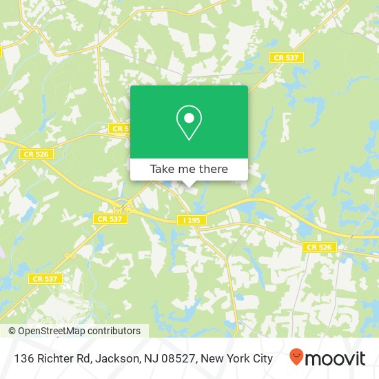 136 Richter Rd, Jackson, NJ 08527 map