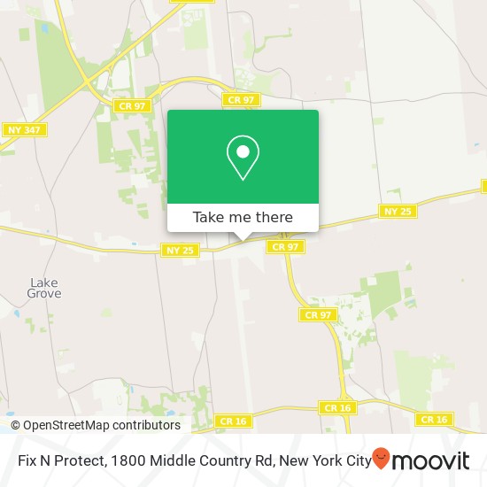 Mapa de Fix N Protect, 1800 Middle Country Rd