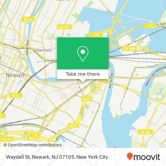 Waydell St, Newark, NJ 07105 map