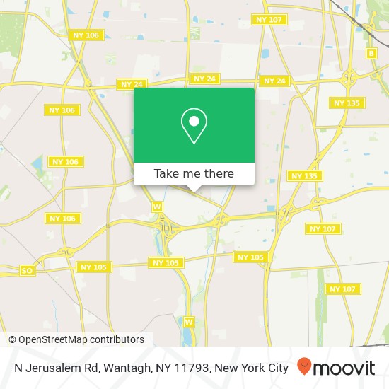 N Jerusalem Rd, Wantagh, NY 11793 map