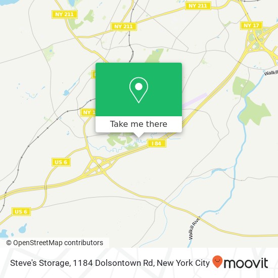 Steve's Storage, 1184 Dolsontown Rd map