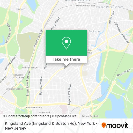 Kingsland Ave (kingsland & Boston Rd) map