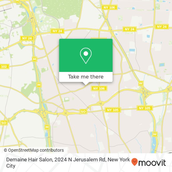 Demaine Hair Salon, 2024 N Jerusalem Rd map
