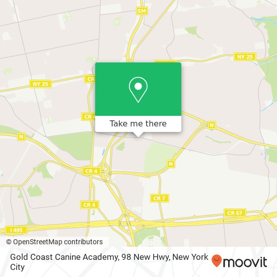 Gold Coast Canine Academy, 98 New Hwy map