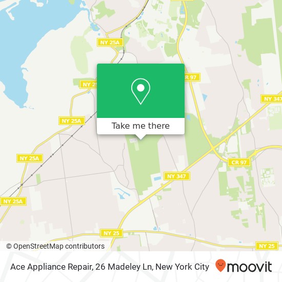 Mapa de Ace Appliance Repair, 26 Madeley Ln