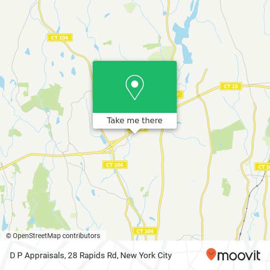 D P Appraisals, 28 Rapids Rd map