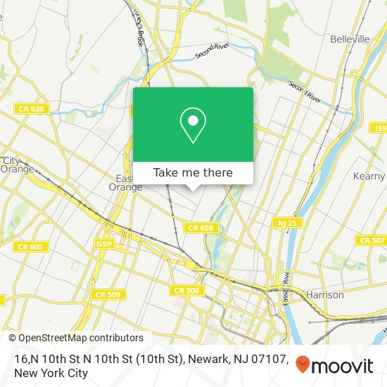 16,N 10th St N 10th St (10th St), Newark, NJ 07107 map