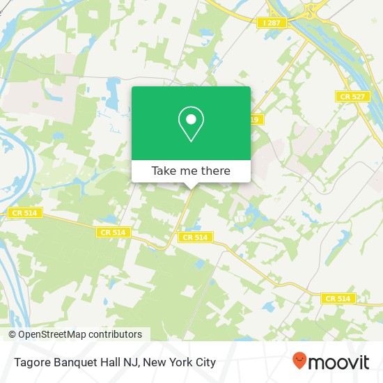 Mapa de Tagore Banquet Hall NJ, 269 Cedar Grove Ln