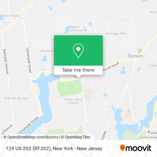 Mapa de 129 US-202 (RT-202), Lincolndale, NY 10540
