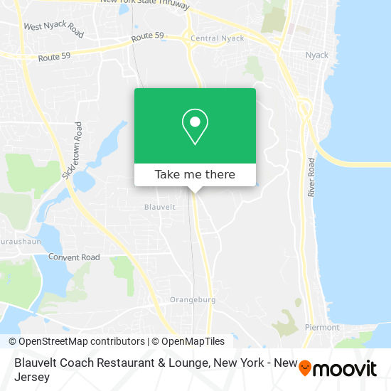 Blauvelt Coach Restaurant & Lounge map