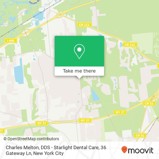 Charles Melton, DDS - Starlight Dental Care, 36 Gateway Ln map