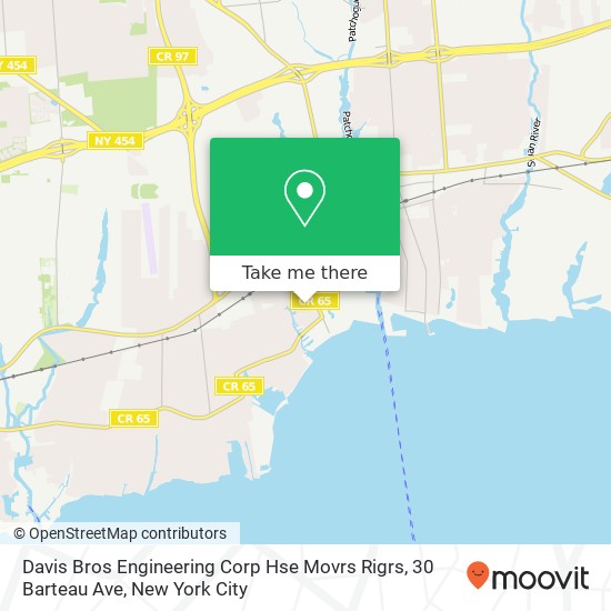 Davis Bros Engineering Corp Hse Movrs Rigrs, 30 Barteau Ave map