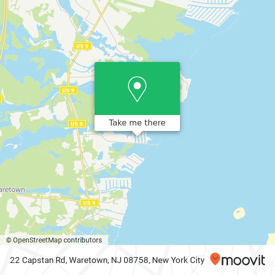 22 Capstan Rd, Waretown, NJ 08758 map