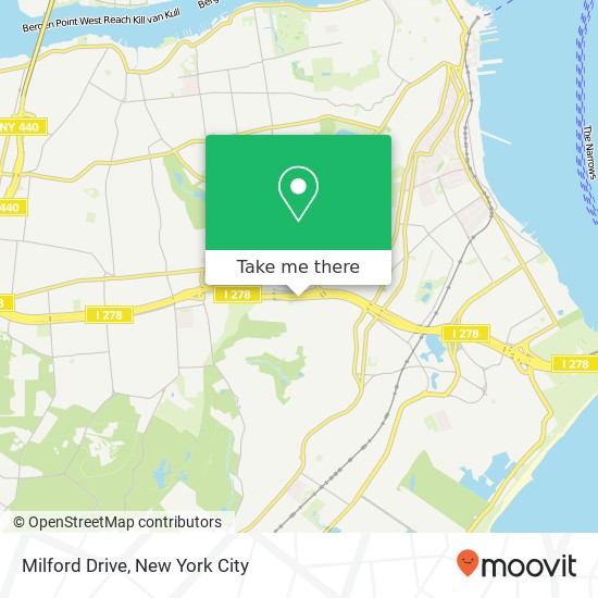 Milford Drive map