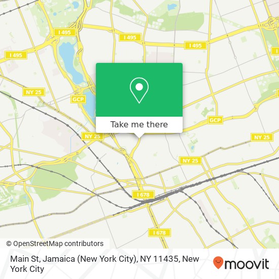 Mapa de Main St, Jamaica (New York City), NY 11435