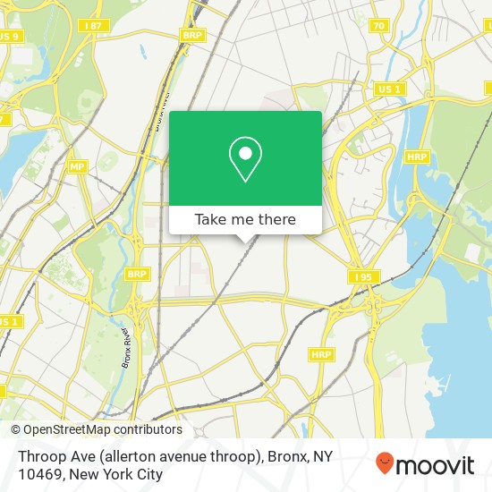 Throop Ave (allerton avenue throop), Bronx, NY 10469 map