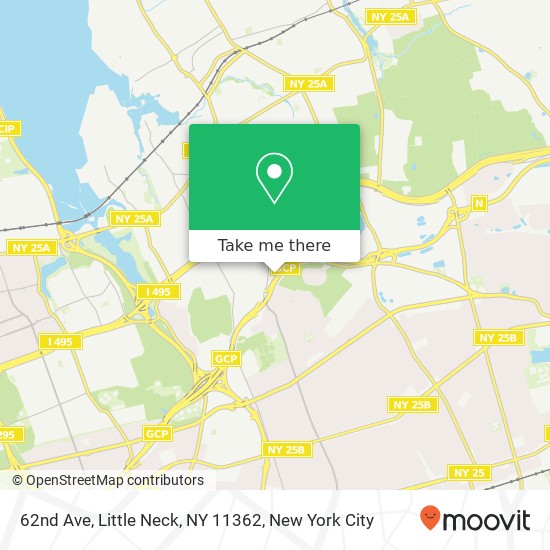 62nd Ave, Little Neck, NY 11362 map