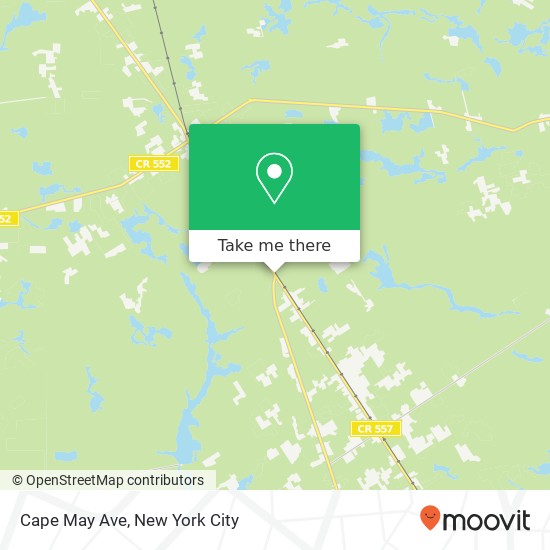 Cape May Ave, Dorothy, NJ 08317 map