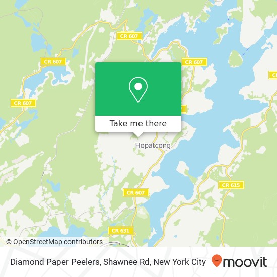 Mapa de Diamond Paper Peelers, Shawnee Rd