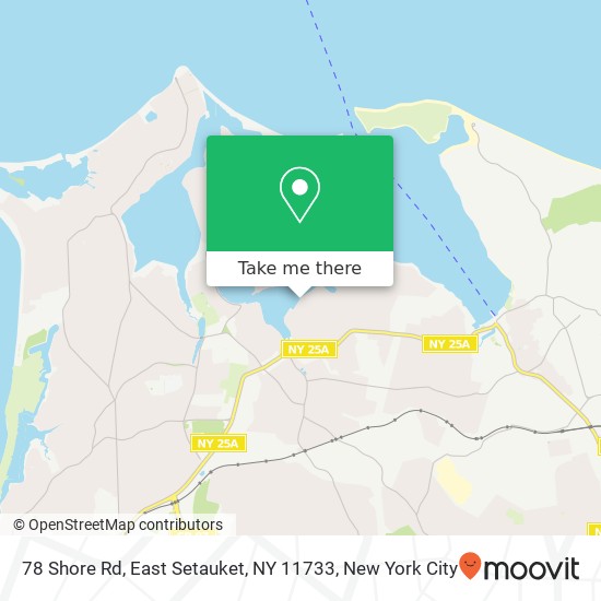 78 Shore Rd, East Setauket, NY 11733 map