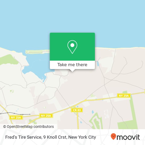 Mapa de Fred's Tire Service, 9 Knoll Crst
