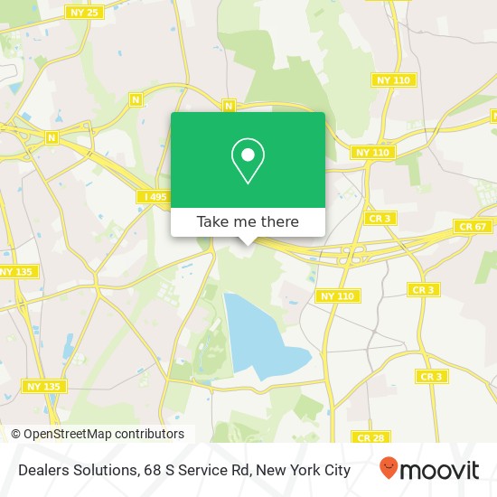 Mapa de Dealers Solutions, 68 S Service Rd