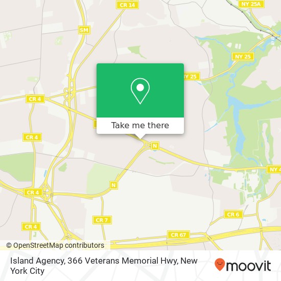 Mapa de Island Agency, 366 Veterans Memorial Hwy