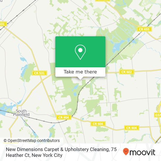 New Dimensions Carpet & Upholstery Cleaning, 75 Heather Ct map