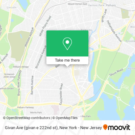 Mapa de Givan Ave (givan e 222nd st)
