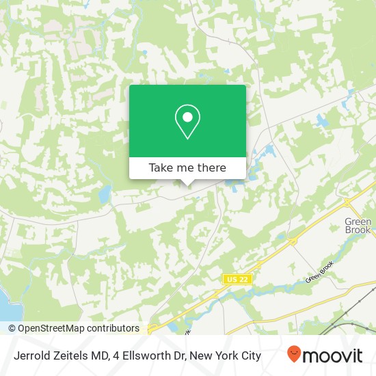 Mapa de Jerrold Zeitels MD, 4 Ellsworth Dr