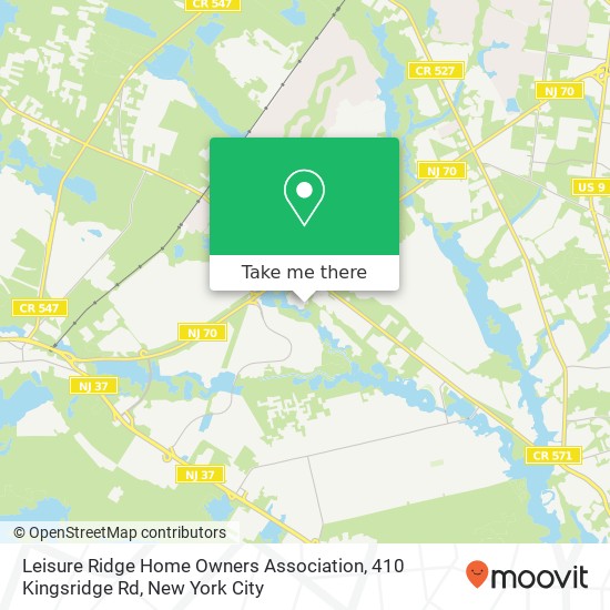 Mapa de Leisure Ridge Home Owners Association, 410 Kingsridge Rd
