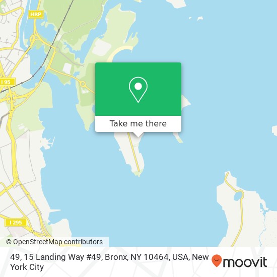 Mapa de 49, 15 Landing Way #49, Bronx, NY 10464, USA