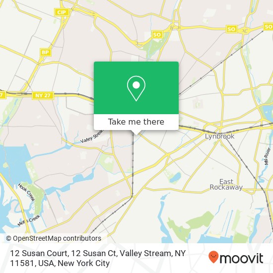 12 Susan Court, 12 Susan Ct, Valley Stream, NY 11581, USA map