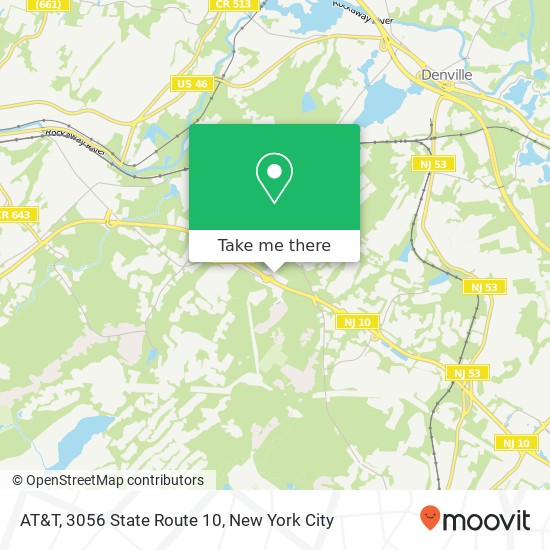 AT&T, 3056 State Route 10 map