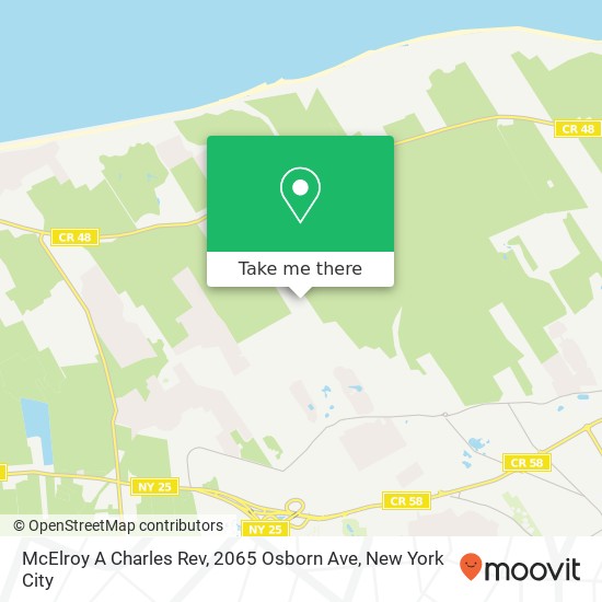 McElroy A Charles Rev, 2065 Osborn Ave map
