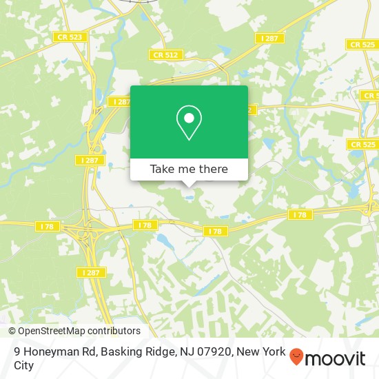 9 Honeyman Rd, Basking Ridge, NJ 07920 map