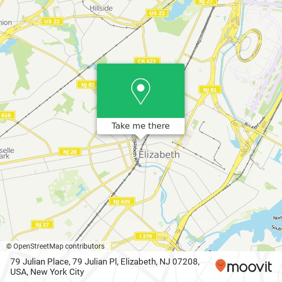 79 Julian Place, 79 Julian Pl, Elizabeth, NJ 07208, USA map