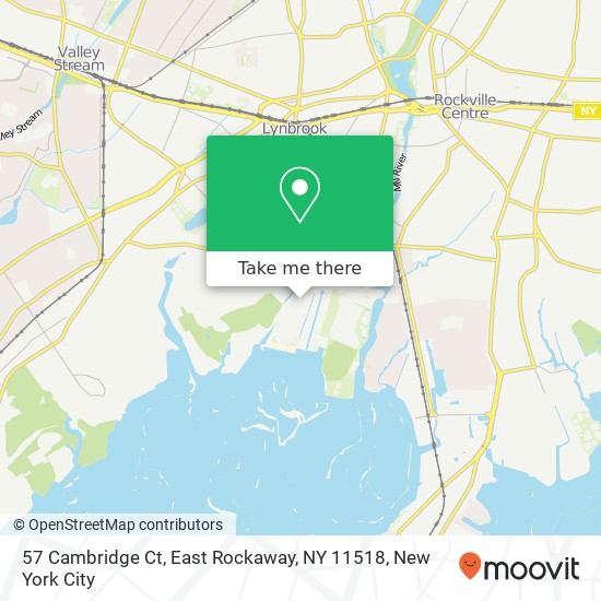 57 Cambridge Ct, East Rockaway, NY 11518 map