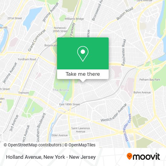 Mapa de Holland Avenue