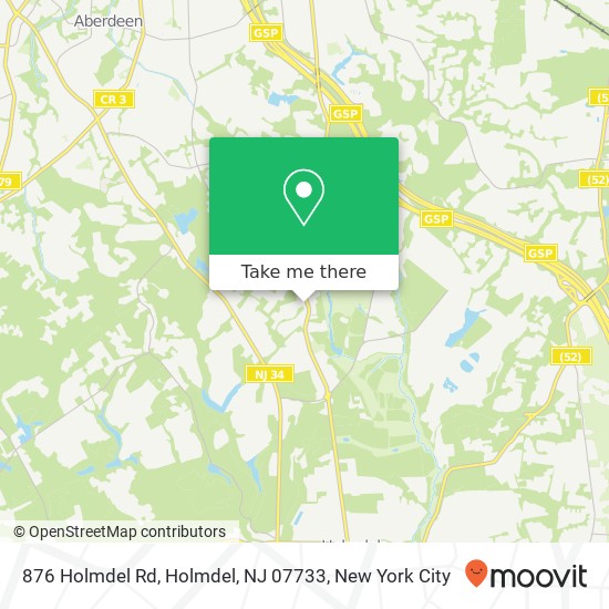 876 Holmdel Rd, Holmdel, NJ 07733 map
