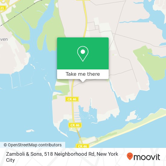 Zamboli & Sons, 518 Neighborhood Rd map