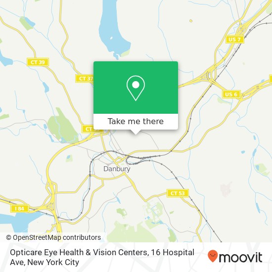 Opticare Eye Health & Vision Centers, 16 Hospital Ave map