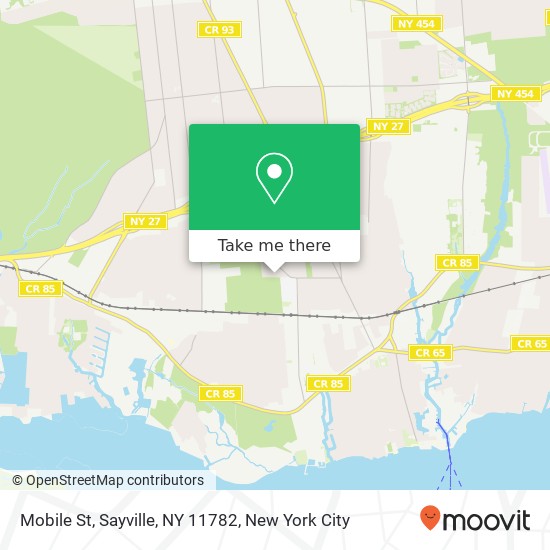 Mobile St, Sayville, NY 11782 map