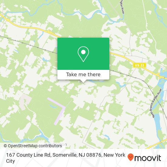 167 County Line Rd, Somerville, NJ 08876 map