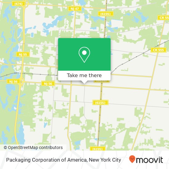 Mapa de Packaging Corporation of America