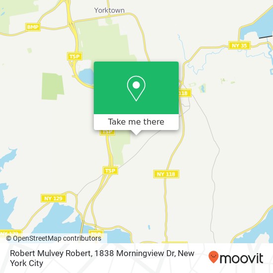 Mapa de Robert Mulvey Robert, 1838 Morningview Dr