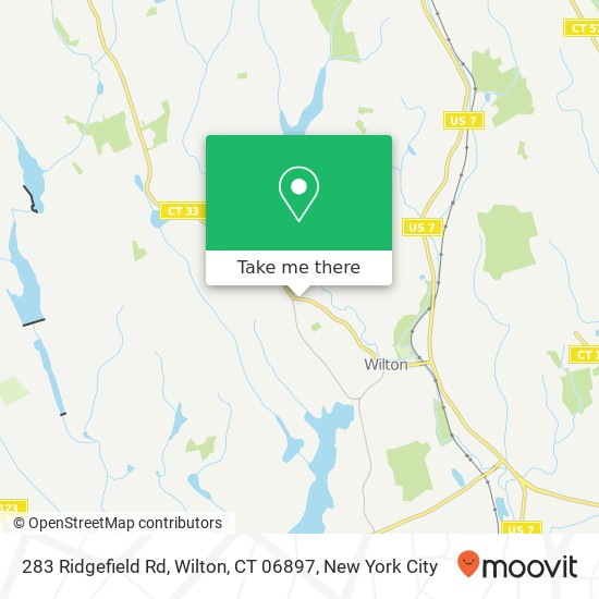 283 Ridgefield Rd, Wilton, CT 06897 map