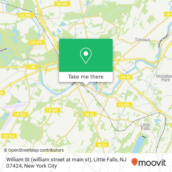 William St (william street at main st), Little Falls, NJ 07424 map