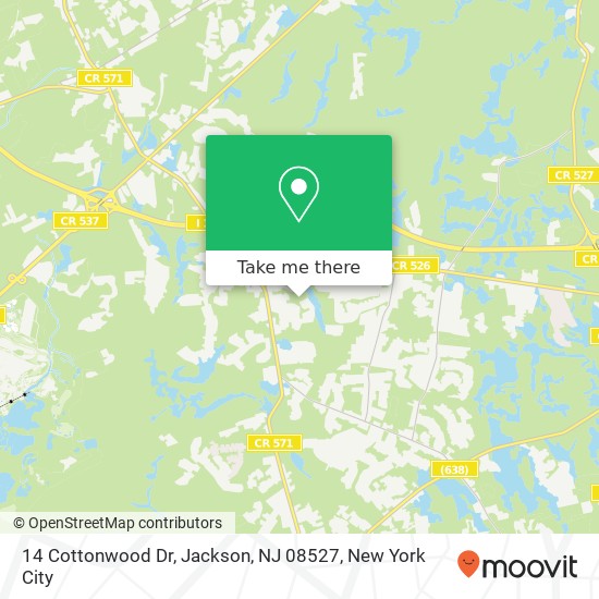 14 Cottonwood Dr, Jackson, NJ 08527 map