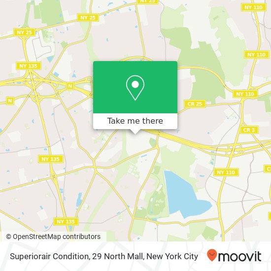 Superiorair Condition, 29 North Mall map